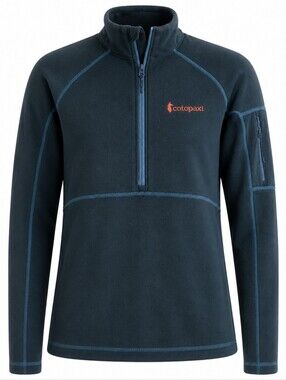 Brand New cotopaxi Blue Half-Zip Pullover with Orange Logo (NWT)
